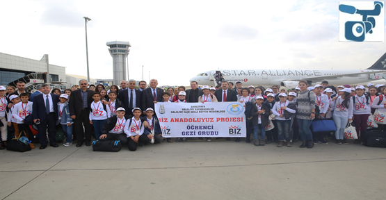 "Biz Anadoluyuz" Projesinde 180 Öğrenci İstanbul'a Uçtu