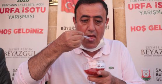 Şanlıurfa'da "en lezzetli isot" yarışması sonuçları açıklandı