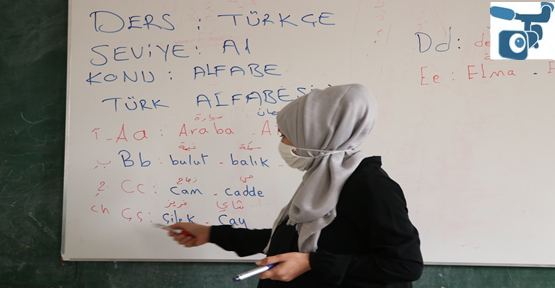 Barış Pınarında Türkçe Dersleri Başladı