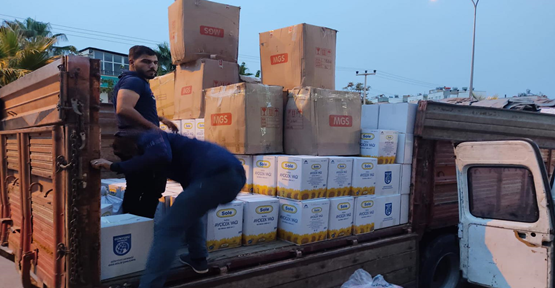 Şanlıurfa'dan İdlip'e yardım gönderildi