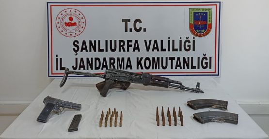 Viranşehir'de silah operasyonu