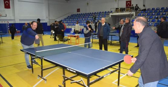 Viranşehir Belediyesi Masa Tenisi Turnuvasında Dereceye Girenlere Ödül