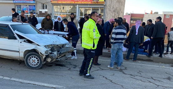 Viranşehir- Ceylanpınar yolunda kaza,  2 yaralı