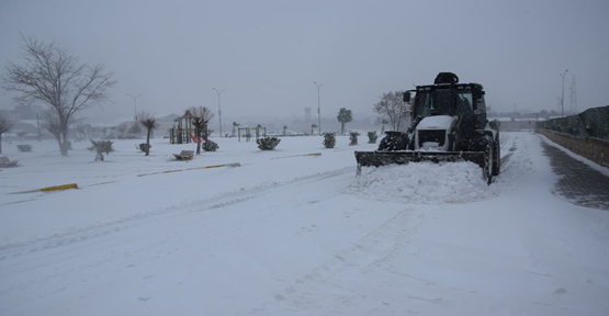 Viranşehir Belediyesinden Karla Mücadele Çalışması