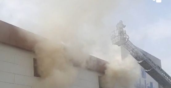 Şanlıurfa'da iplik fabrikasında yangın!