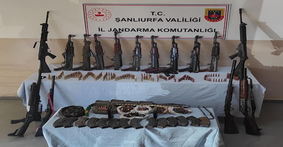 Şanlıurfa’da husumetli ailelere şafak operasyonu, çok sayıda silah ele geçirildi