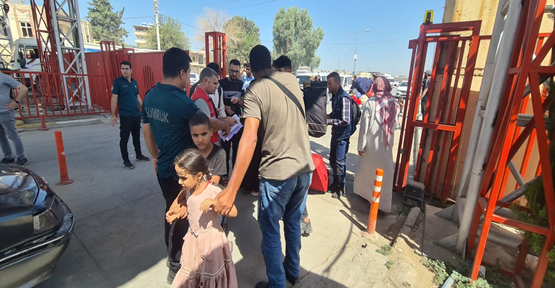 Akçakale'den Suriye dönüşler başladı