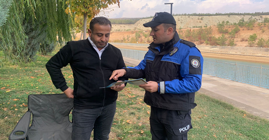 Şanlıurfa'da polisten boğulmaya karşı broşürlü uyarı