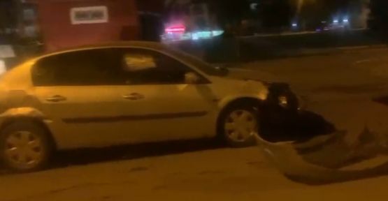 Viranşehir'de iki otomobil çarpıştı: 1 yaralı
