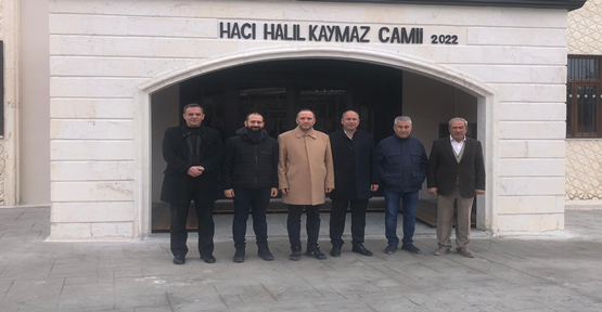 Hacı Halil Kaymaz Camii Dua'larla İbadete Açıldı