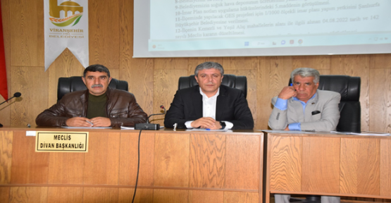 Viranşehir Belediyesi Nisan Ayı Meclis Toplantısı Yapıldı