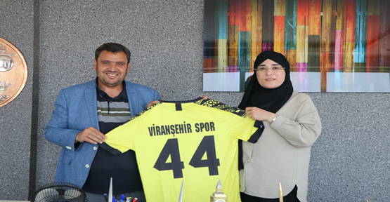 Yazmacı’dan Viranşehir'deki spor kulüplerine destek