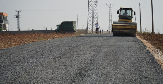 Haliliye’de kırsal yollar asfaltlanıyor