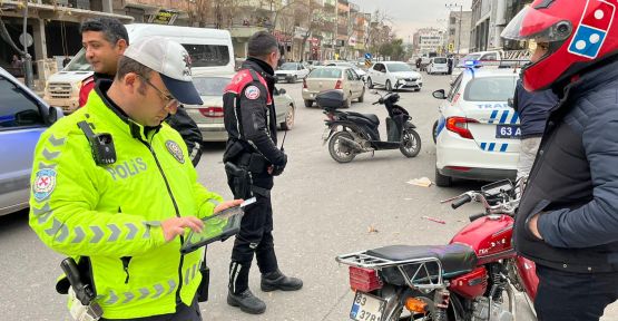 Şanlıurfa'da 164 araç ve sürücüsüne ceza kesildi