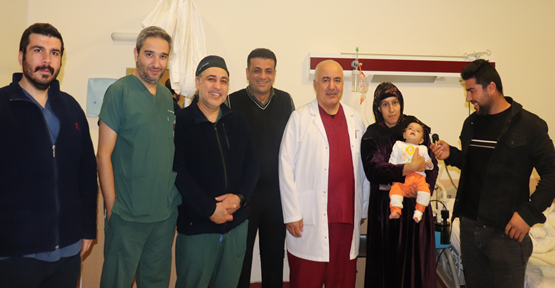 Urfa’da 4 aylık bebeğe başarılı operasyonla sağlığına kavuştu