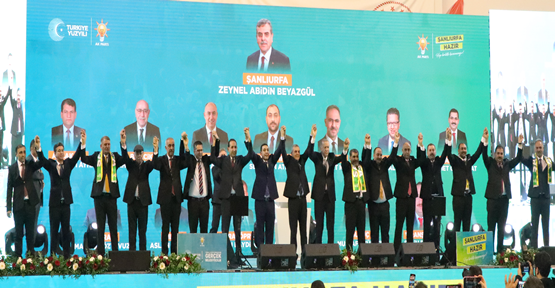 Cumhurbaşkanı Erdoğan Şanlıurfa adaylarını tanıttı