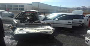 Urfa'da İki Otomobil Çarpıştı, 5 Yaralı