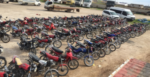 Urfa'da çalıntı 170 motosiklet ele geçirildi