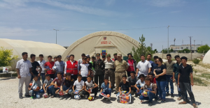 Süleyman Şah Kampında Kalan Çocuklara Trafik Semineri