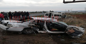 Suruç’ta Minibüs İle Otomobil Çarpıştı, 2 Ölü, 10 Yaralı
