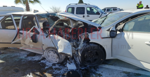 Urfa'da trafik kazası, 1 ölü, 3 yaralı