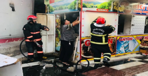 Urfa'da iş yerinde yangın