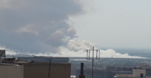 Urfa'da anız yangınları şehir merkezine kadar indi