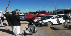Eyyübiye’de zincirleme kaza, 5 yaralı