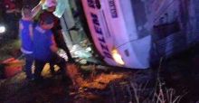 Şanlıurfa'da yolcu otobüsü devrildi, çok sayıda yaralı